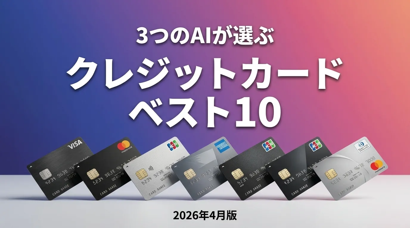 2026年3月版クレジットカードおすすめAIランキング