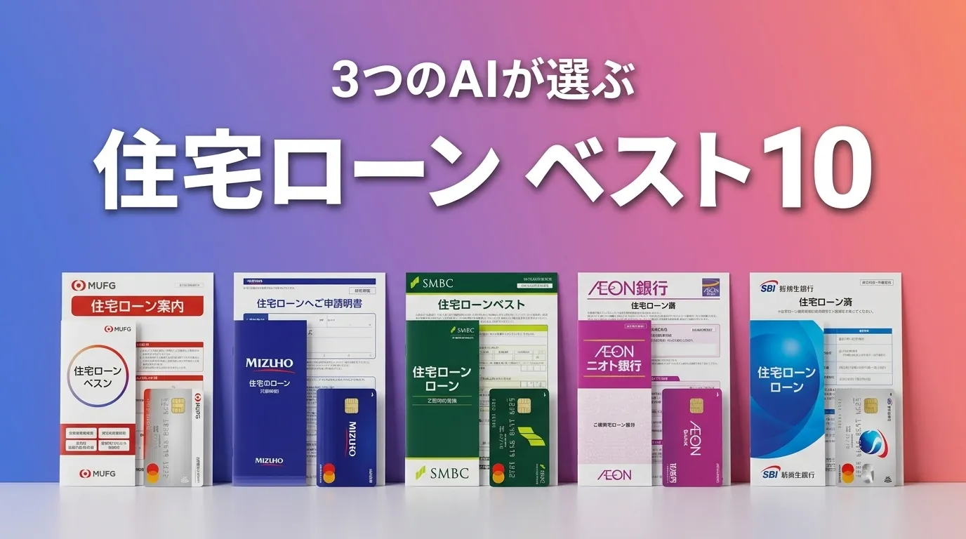 2026年6月版住宅ローンおすすめAIランキング
